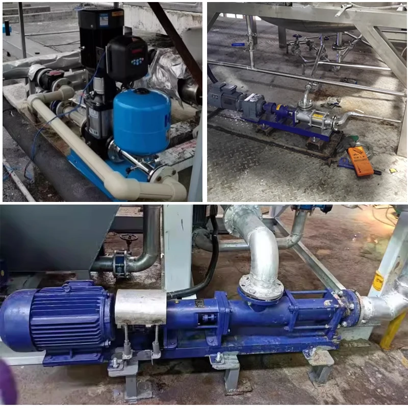 Mortar pump screw sludge cement drilling fluid mud open hopper concrete screw feeder pump for cement mud concrete