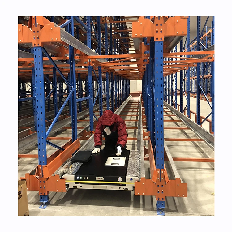 Склад высокая рабочая скорость радио челнок Shelving Shuttle поддоны