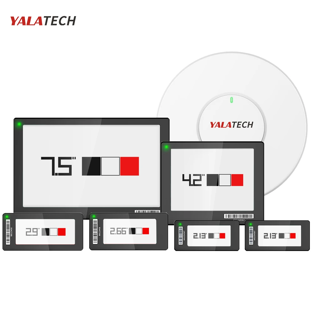 YalaTech ESL  supermarket wireless E-ink Epaper Display Retail Electronic Shelf Label ESL Demo Kit