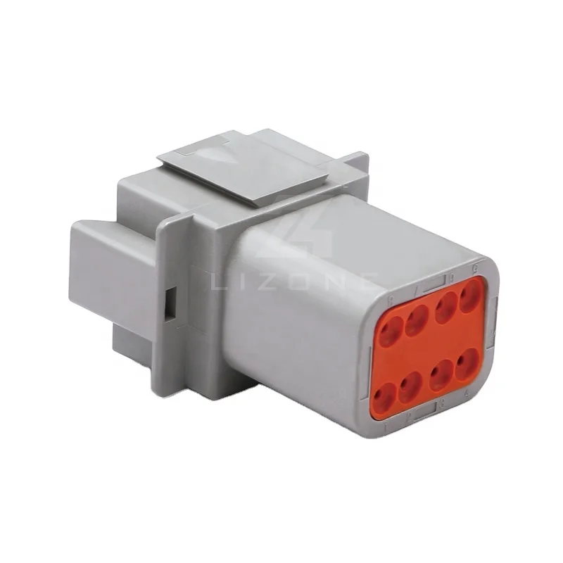 DT04-8P & DT06-8S 8 pin male female connector auto waterproof wire pigtail connector