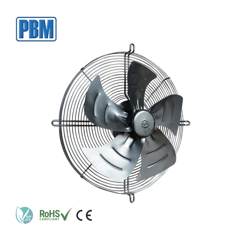 450x140 mm 230V EC Axial Ventilation Exhaust Fan with Guard Grille