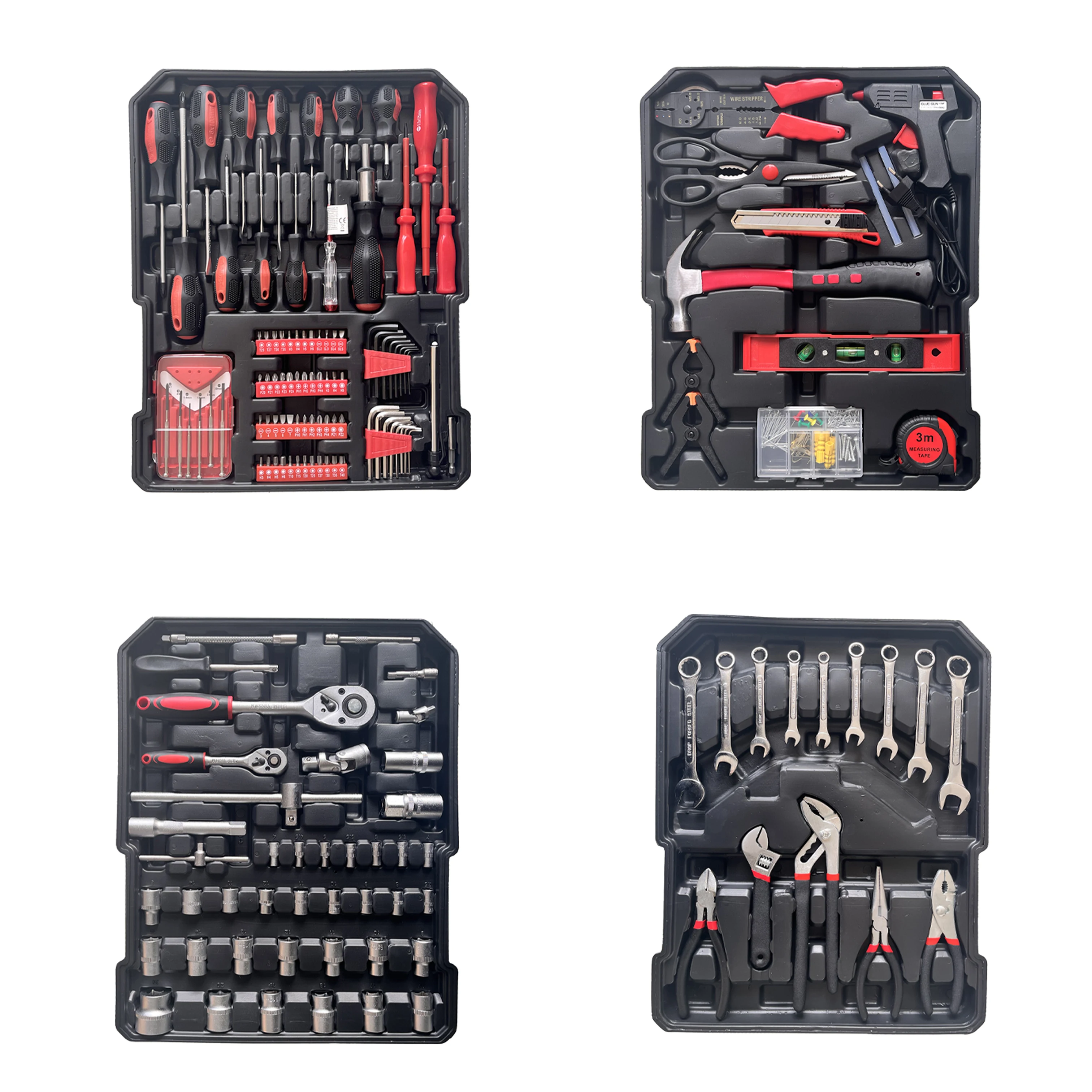499 pc Workshop Maintenance Combo Tools Case caixa de ferramentas Mechanic Tool Box Household Spanner Tool Set