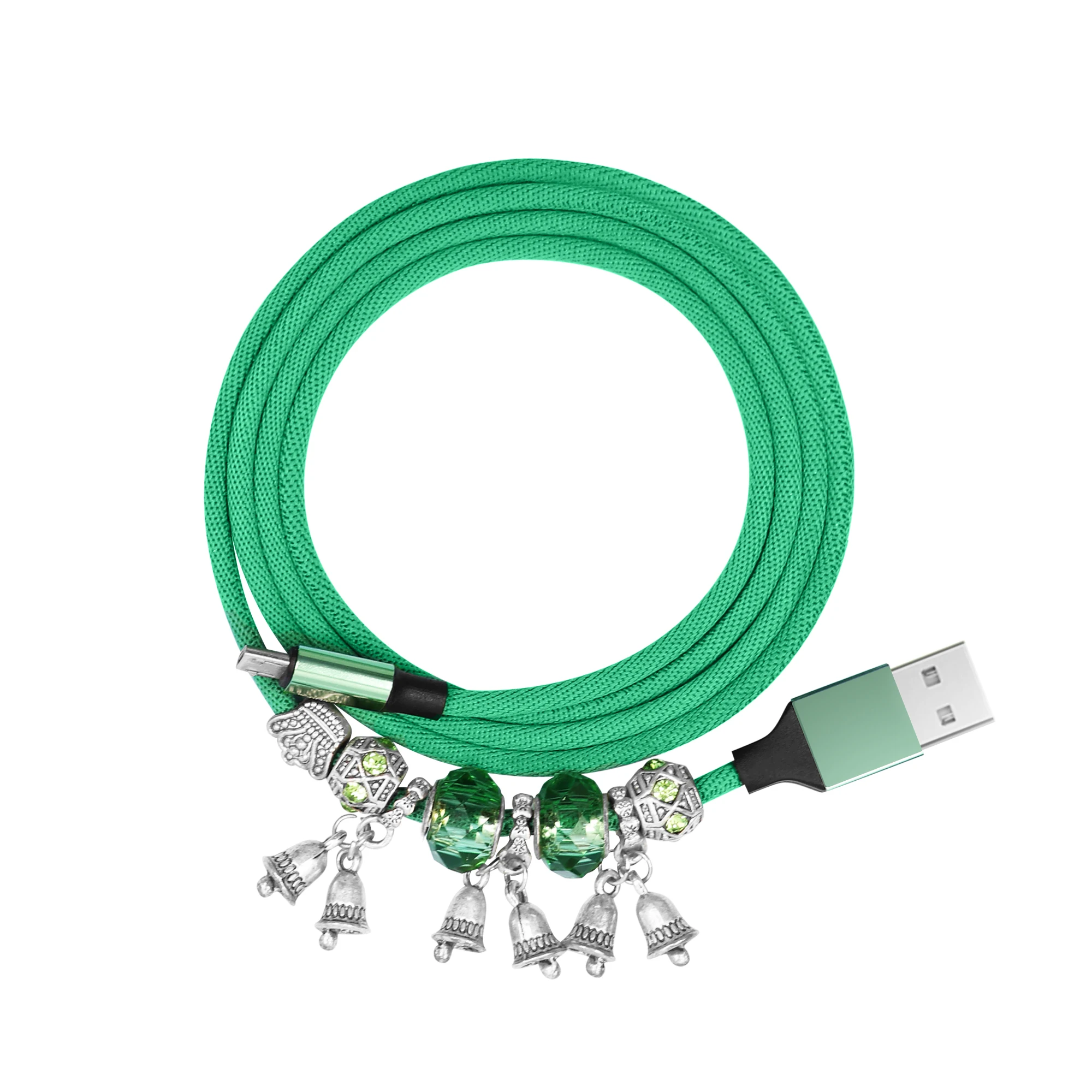 Fashionable design pandora USB cable voltage current data cable for phone charge and data transfer
