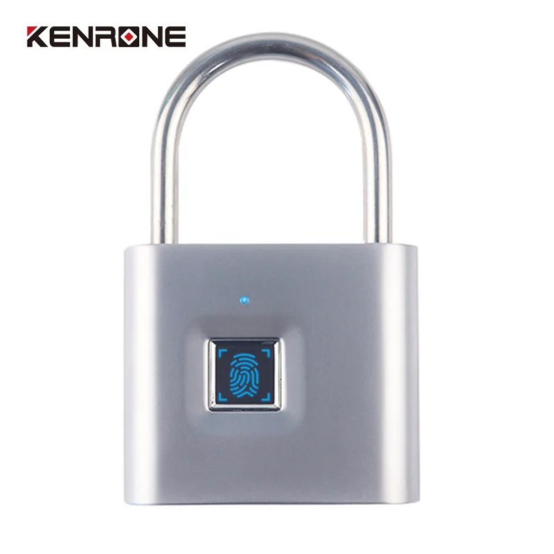 Hot sale padlock finger print fingerprint padlock master lock locker bike luggage cabinet padlock