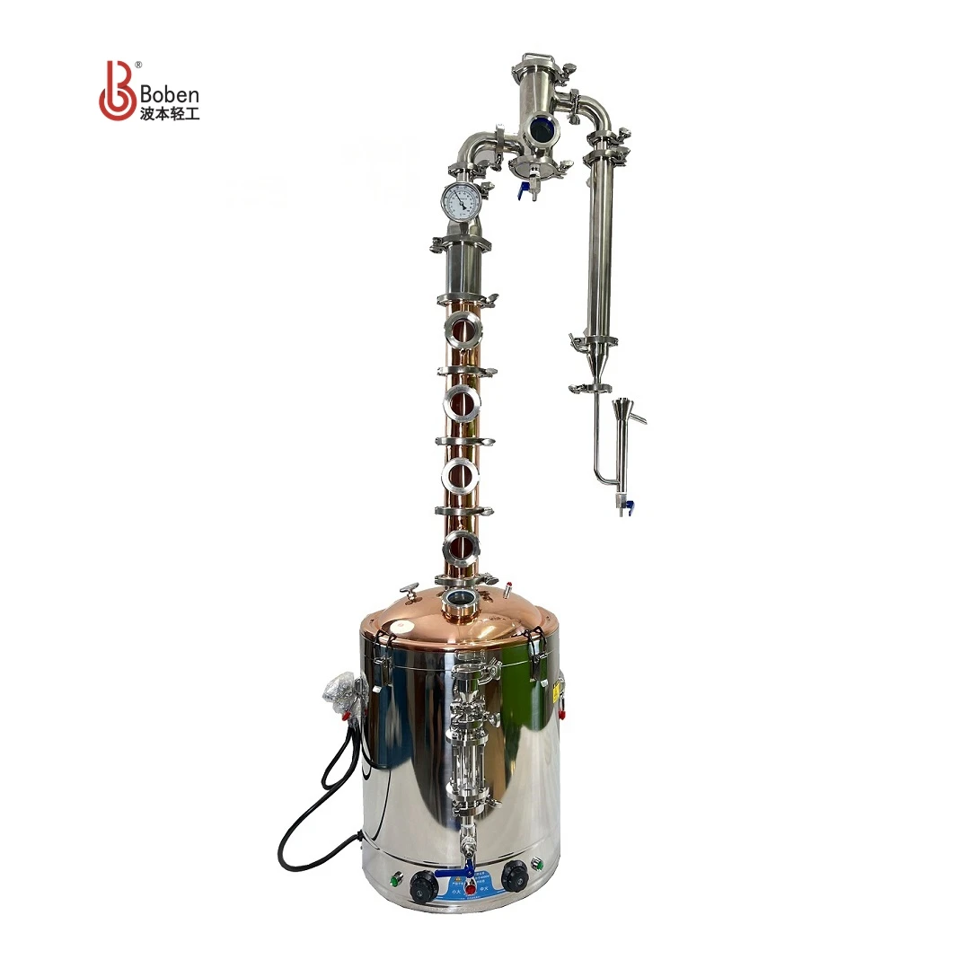 Hot Sale Portable Household Alembic Alchole Distillery Stainless Steel Reflux Moonshine Still Machine