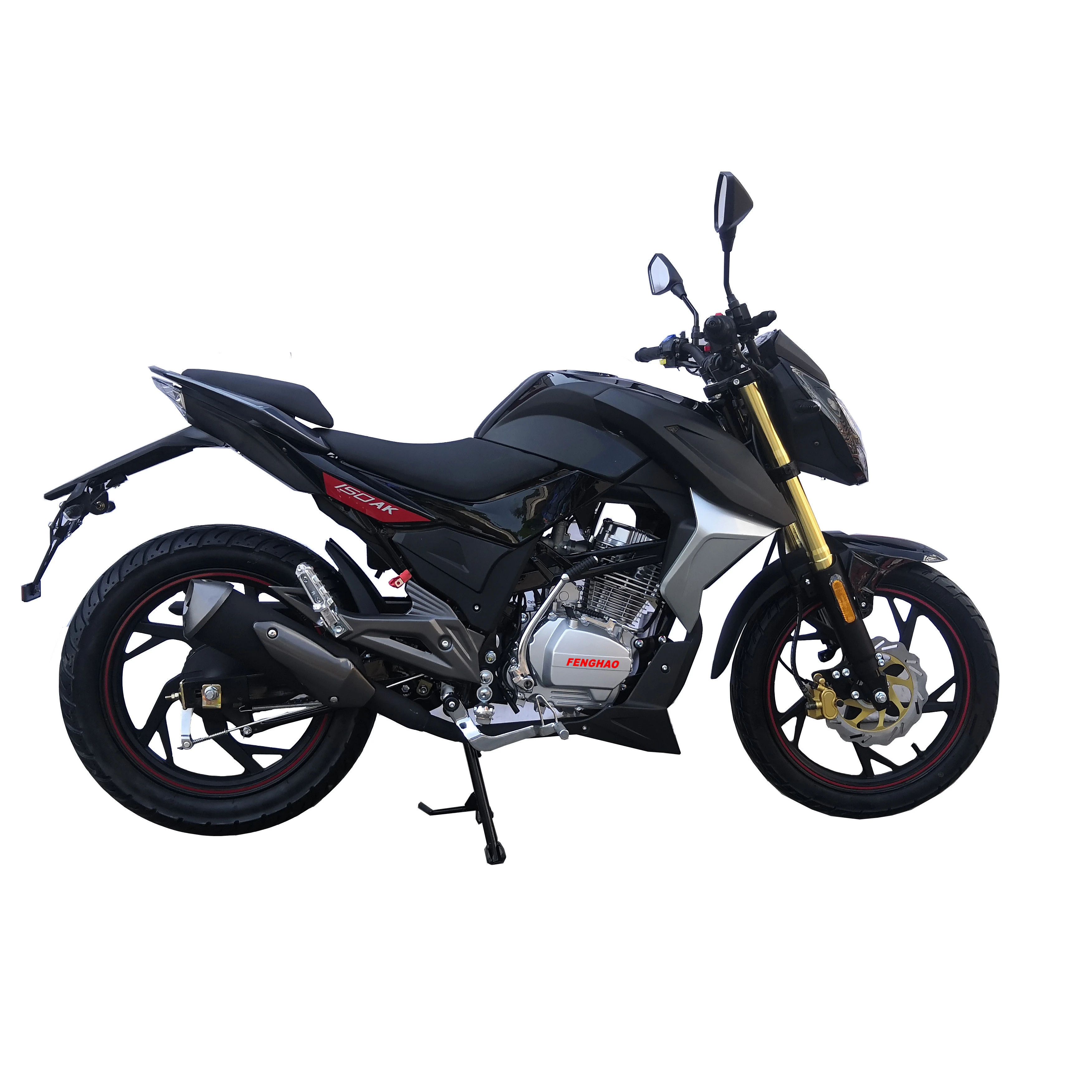 Hot Fashion Motorcycle Sale 150cc China Outdoor Wholesale Durable High Speed Sports Brush Air Cooled Front Disc/rear Drum Brakes