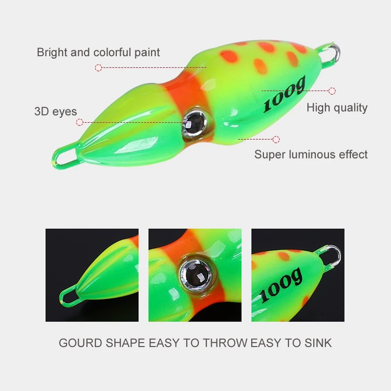 Jiggingsoul-RTS412-60g Fishing Lure Metal Jig Switch Luminous Zebra Jigging Lure 10 PVC Bag Adults Printed Metal Jig 150g 20 Pcs