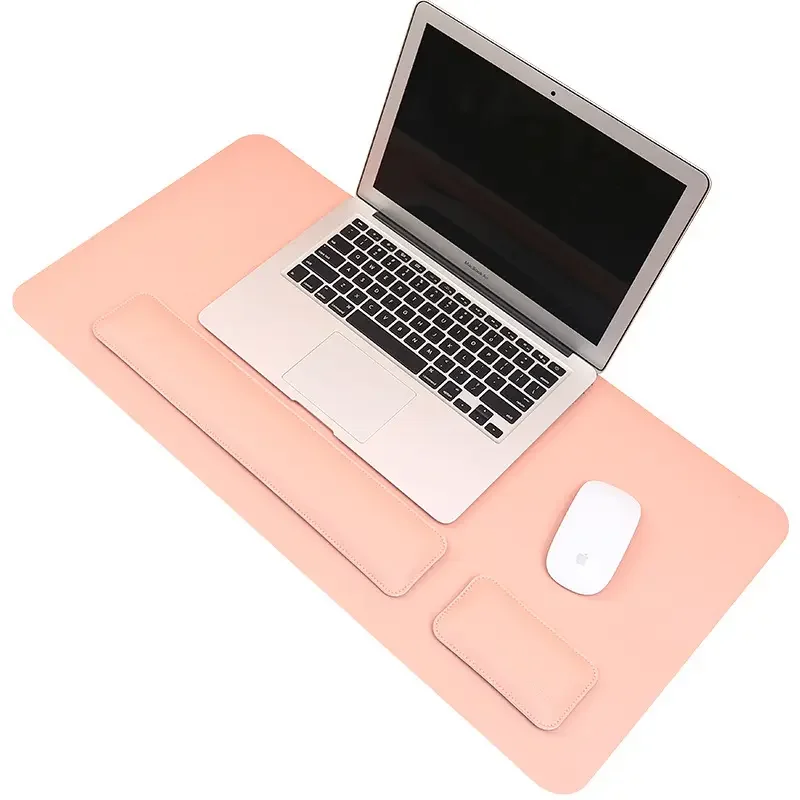 New Arrival Custom logo Wholesale Wrist protector pad keyboard hand rest wrist pad wrist protector leather mouse pad