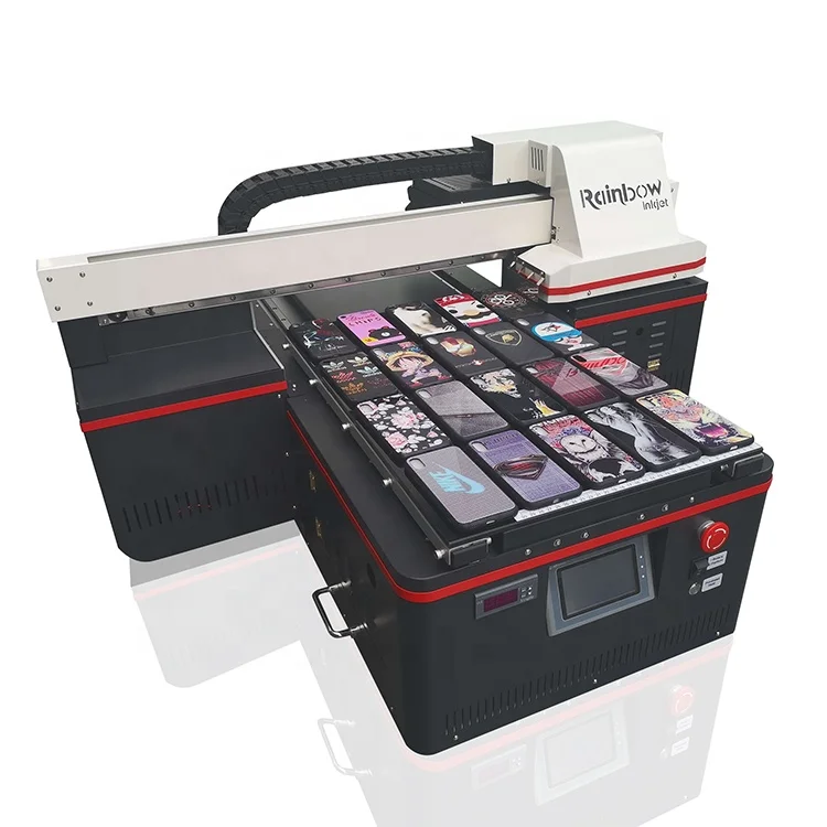 Rainbow A2 inkjet printers uv ink 4060 acrylic printer machine digital printing on acrylic sheet