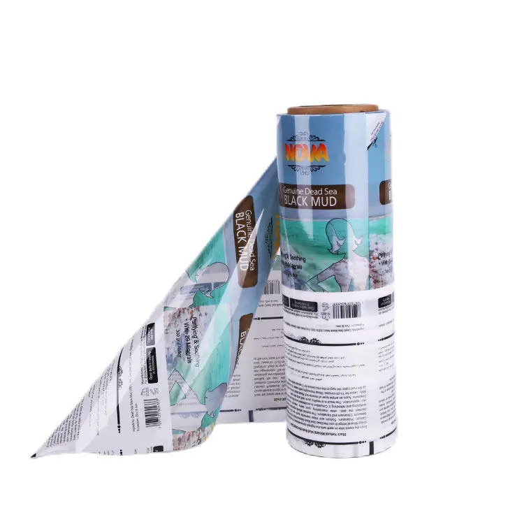 Custom Printing Aluminum Foil Food Grade Semi-finished Plastic Food Mylar Packaging Bag Film Roll for Milk, Coffee, Powder