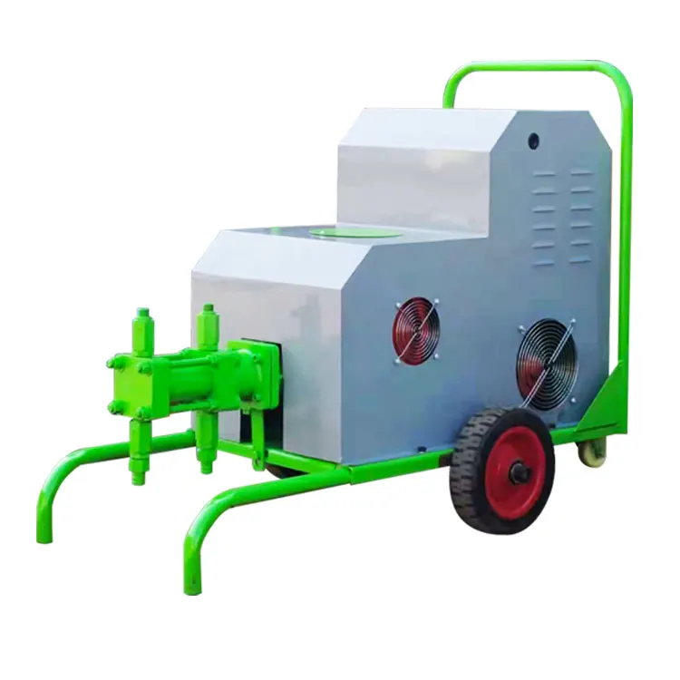 Construction Engineering Slurry Conveying Equipment Plunger Small Mini Cement Mortar Concrete Grouting Pump for Sale