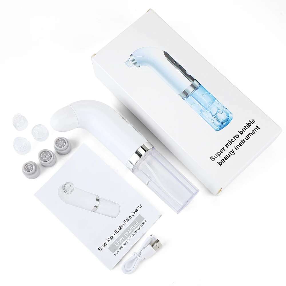 Facial Electric Microdermabrasion Portable Smart Derma Suction Tool Kit Acne Pores Cleanser Blackhead Remove Vacuum