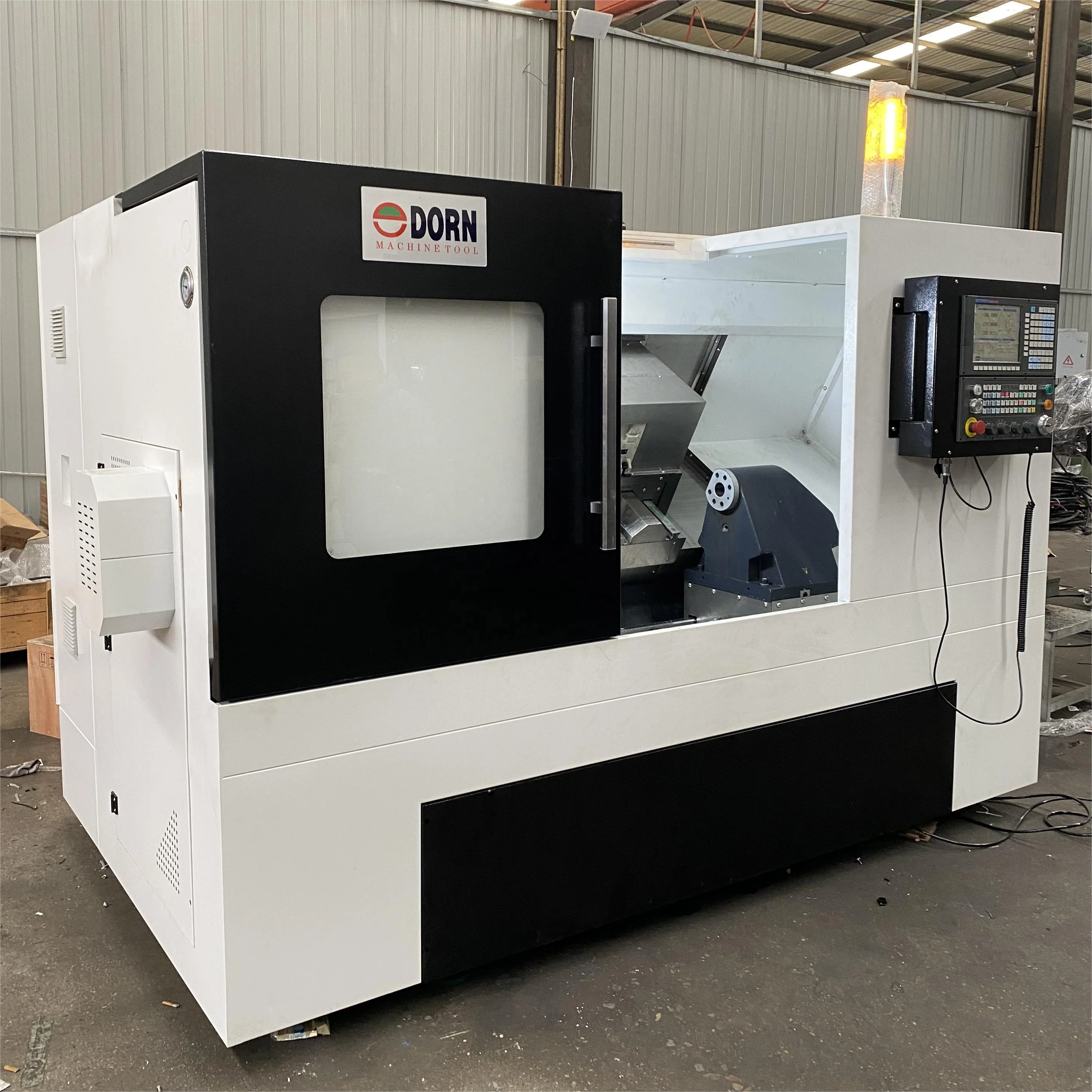 TCK50 Automatic GSK Control System Single Spindle CNC Turning Lathe Machine Heavy Duty Slant Bed Lathe Chinese Cheap Lathe Sale