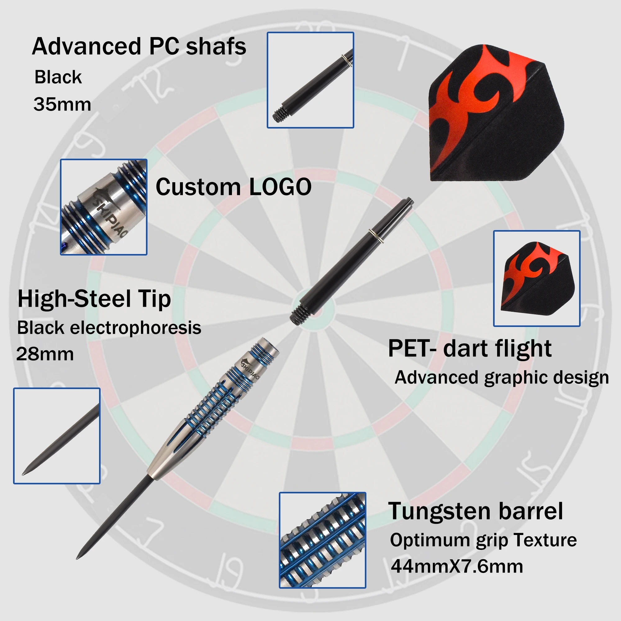 Direct sales freccette sharp professional darts custom darts for giving gifts
