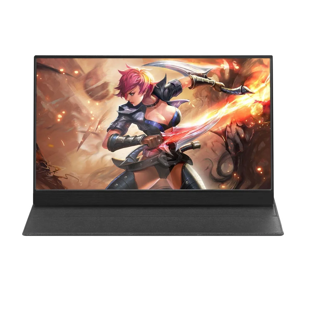 Bulk 15.6 inch portable monitor IPS 1920x1080 with HD MI cable Type-C cable for Xbox/PSP/Switch/PS4/Monitoring display