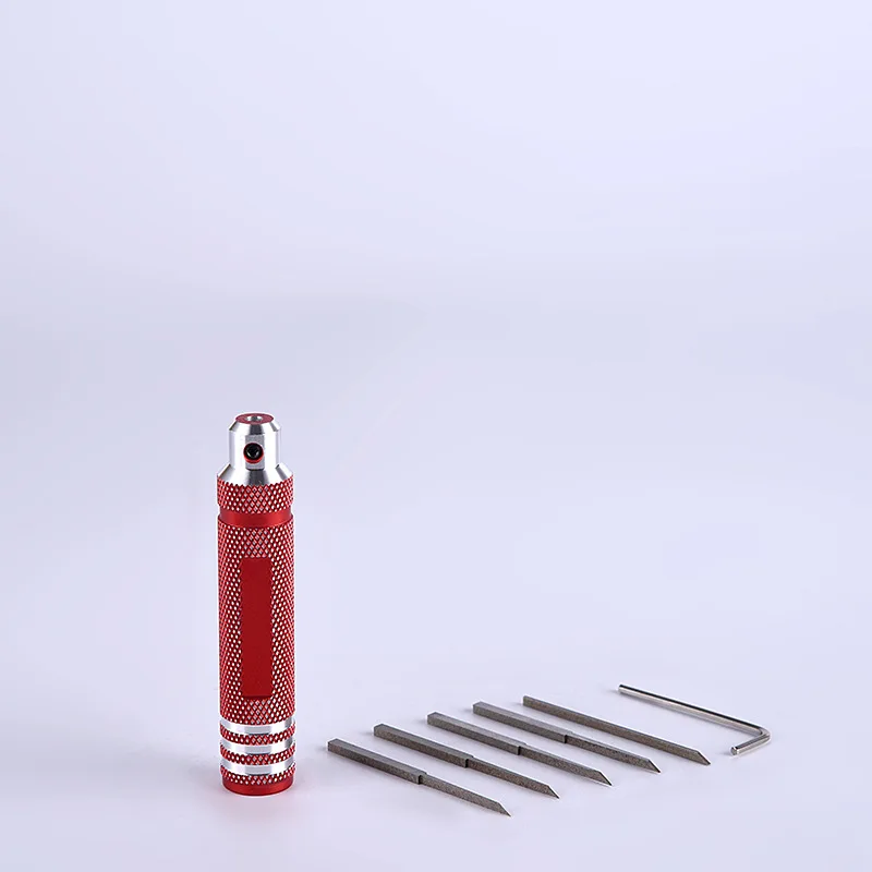 Prime RC Model Scriber Gundam Resin Carved Scribe line Hobby Cutting Tool Chisel  5 Blade Tools for RC Car Drone Repair add logo