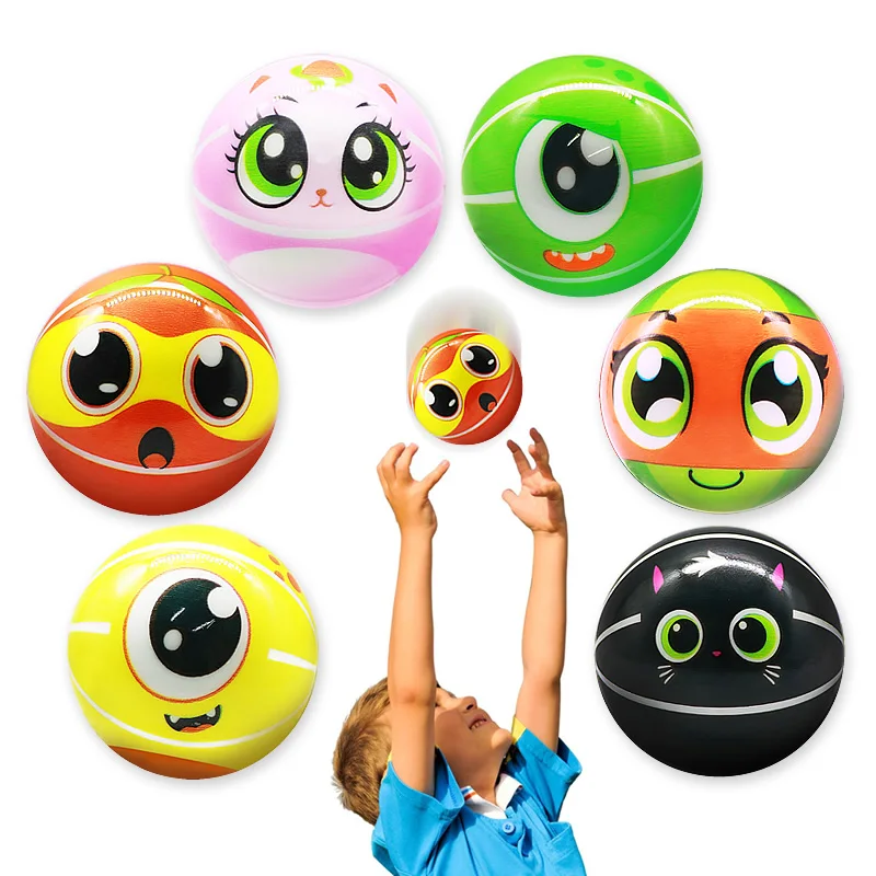 SISLAND Customization sensory toys 6cm PU Foam Bouncy Ball High Bouncing ball Outdoor Playing Toy Ball for Kids