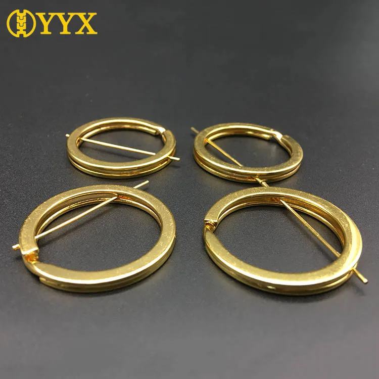 Colorful Flat Key Chain Ring Custom Logo Metal Split Ring For Keychain