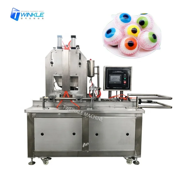 Semi Automatic 3D Eye Ball Jelly Candy Making Machine