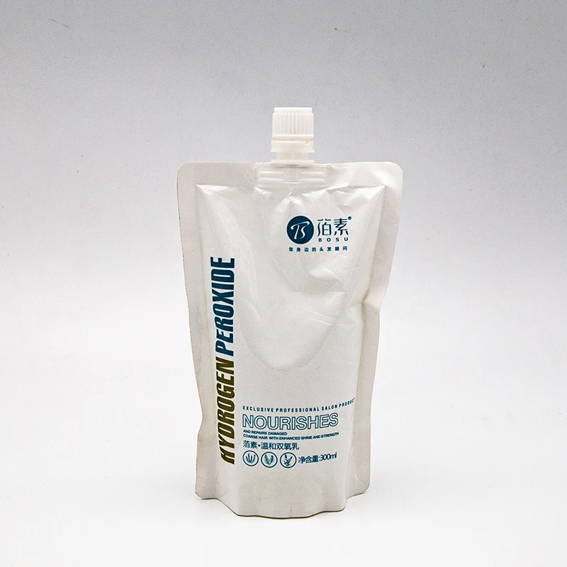 Custom printed clear transparent drink juice reusable food spout pouch plastic liquid stand up pouch