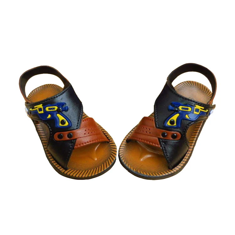 
PVC kids 2020 promotion wholesales summer soft sole baby prewalker shoes beach little teen boys sandal 