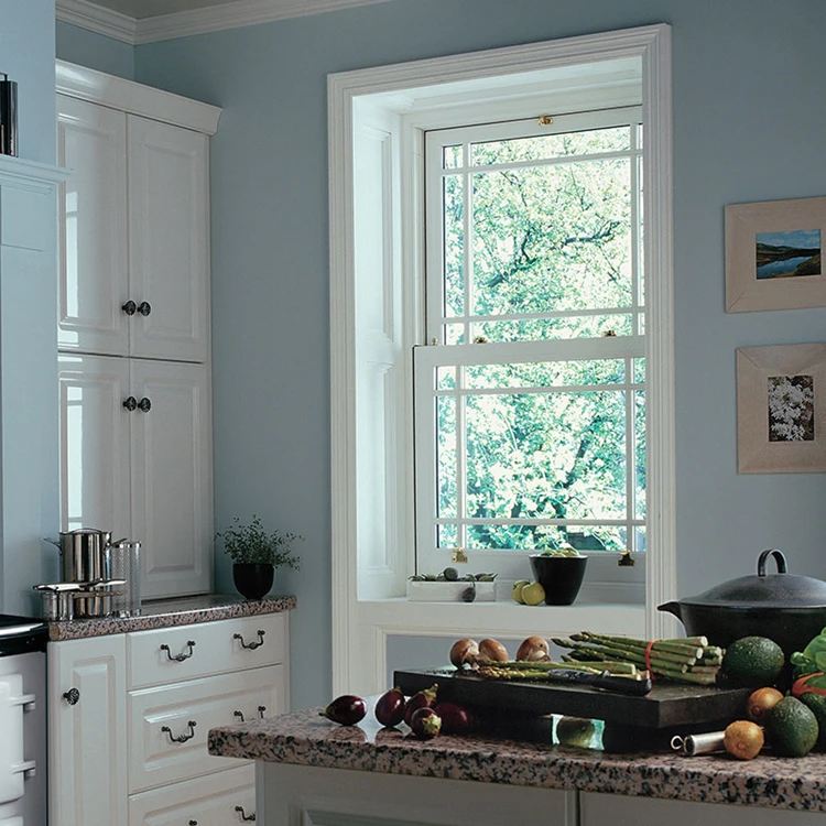 Easy Operate Vertical Sliding Aluminium Glass Sash Windows Aluminum Double Glazed Single Double Hung Window Dual Pane