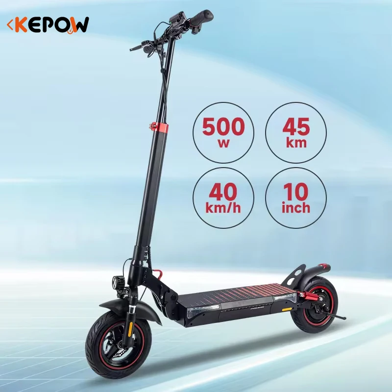 China factory T4 500w high powerful motor 48v 12.5/15ah lithium battery 10 inch tubeless tire off road electric scooter adult