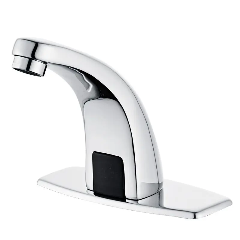 Infrared Saving Smart Brass Bathroom Induction Touchless Automatic Sensor Water Taps