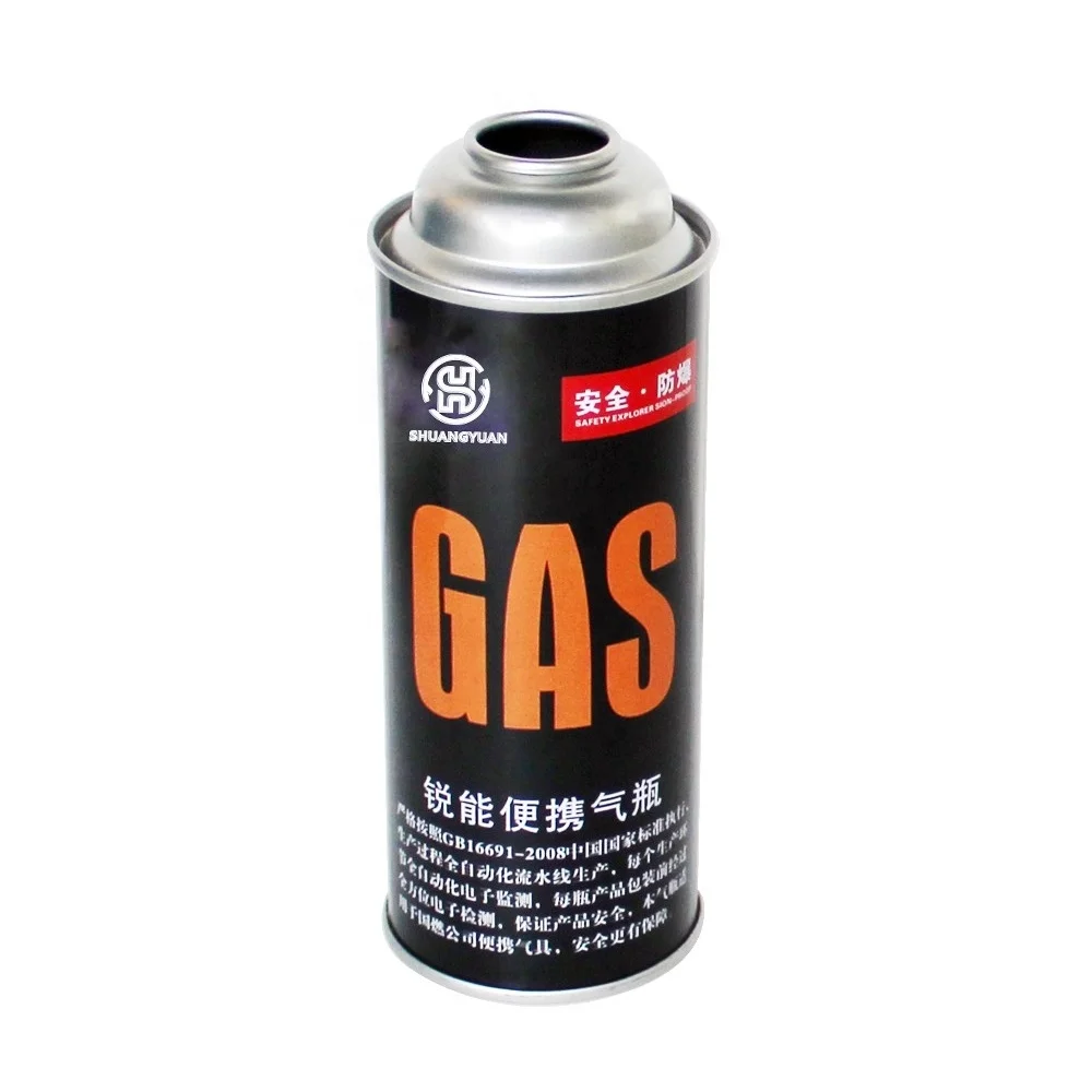 Lighter Butane Gas Cartridge Canister Empty Aerosol Can 4 Color Printing