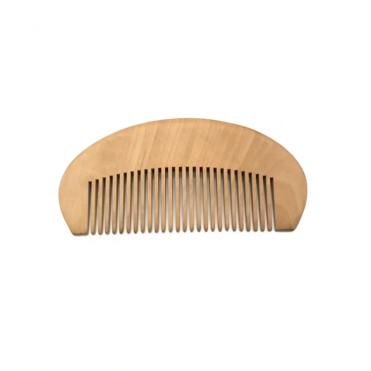 2024 Nice and cheap pear wood hair and beard wooden comb