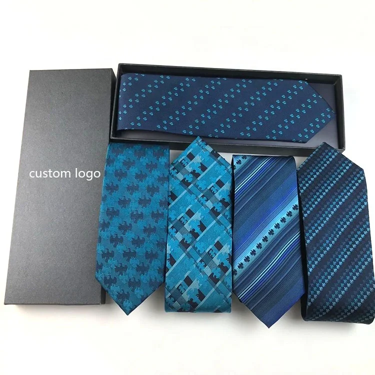 China Manufacturer Custom Necktie With Logo And Box Packaging Tie