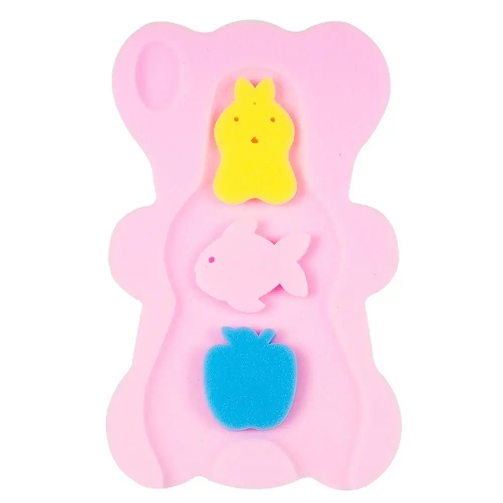 Hot Sale Baby Bath Sponge Cushion Soft Infant Bath Sponge Skid Proof Baby Sponge Pad