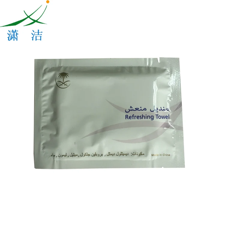 4 side sealing sachet custom wet wipes Wet Tissue wet towels