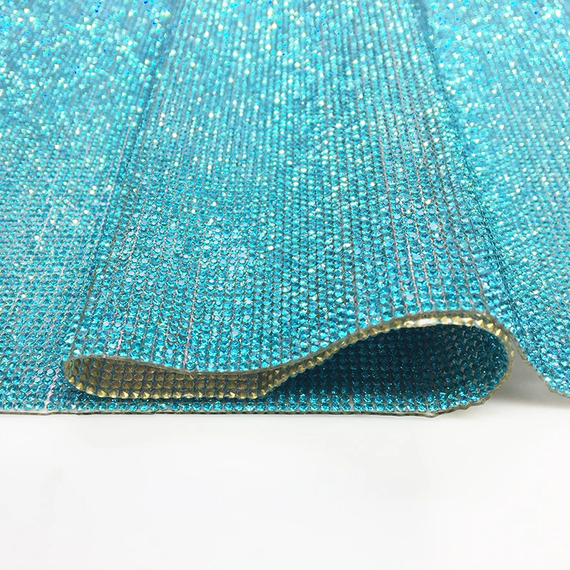 
High quality flatback hot fix Crystal rhinestone sheet for DIY Bag Decoration 