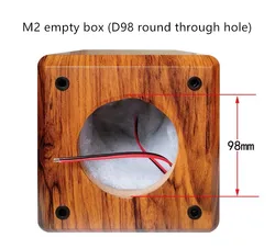 Y-070 4-inch Full Frequency Speaker Empty Box Passive Sound Shell Subwoofer Empty Box DIY Speaker Shell Wood HiFi
