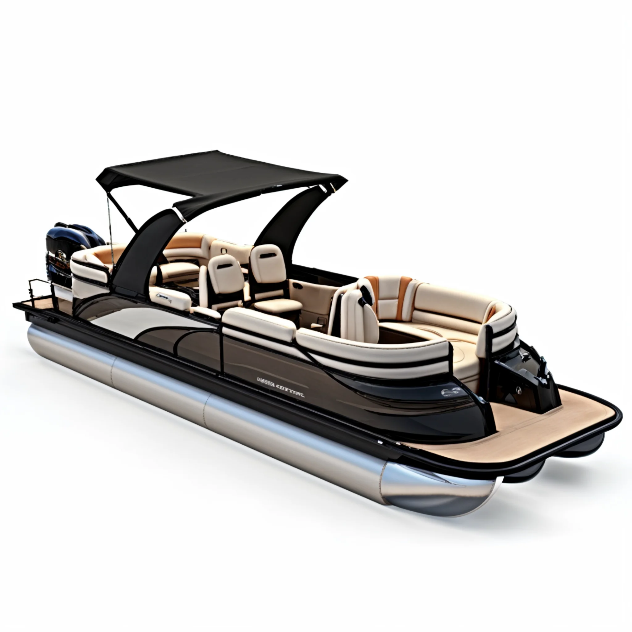 Понтонная лодка из стекловолокна Kinocean 27 футов с подбортовым Мотором для серфинга в океанских водах-лучший выбор продажи