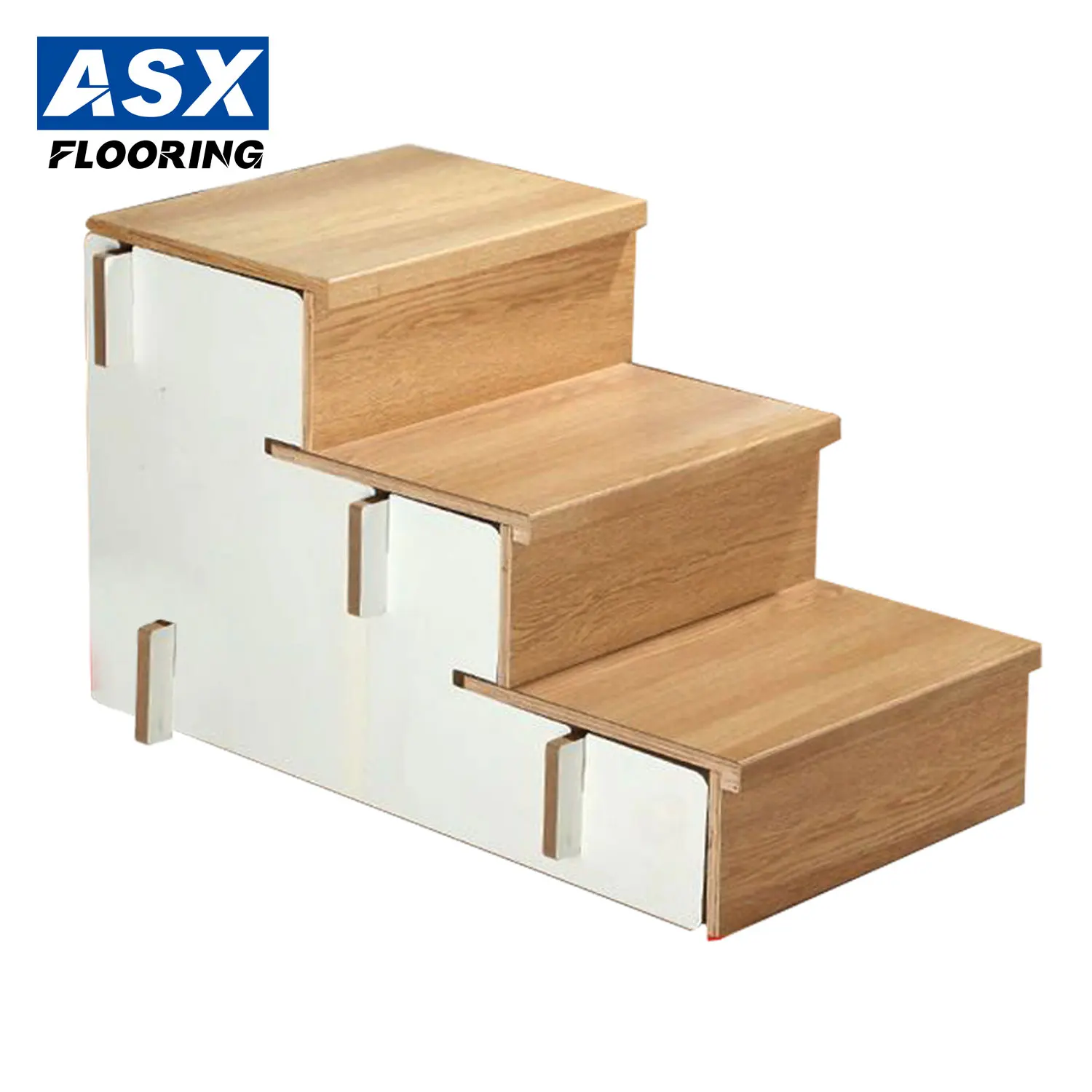 Distributor Hot Sale Nose Stair Tread Cover Non Slip Grey Stair Nosing Waterproof Wood Stair Treads