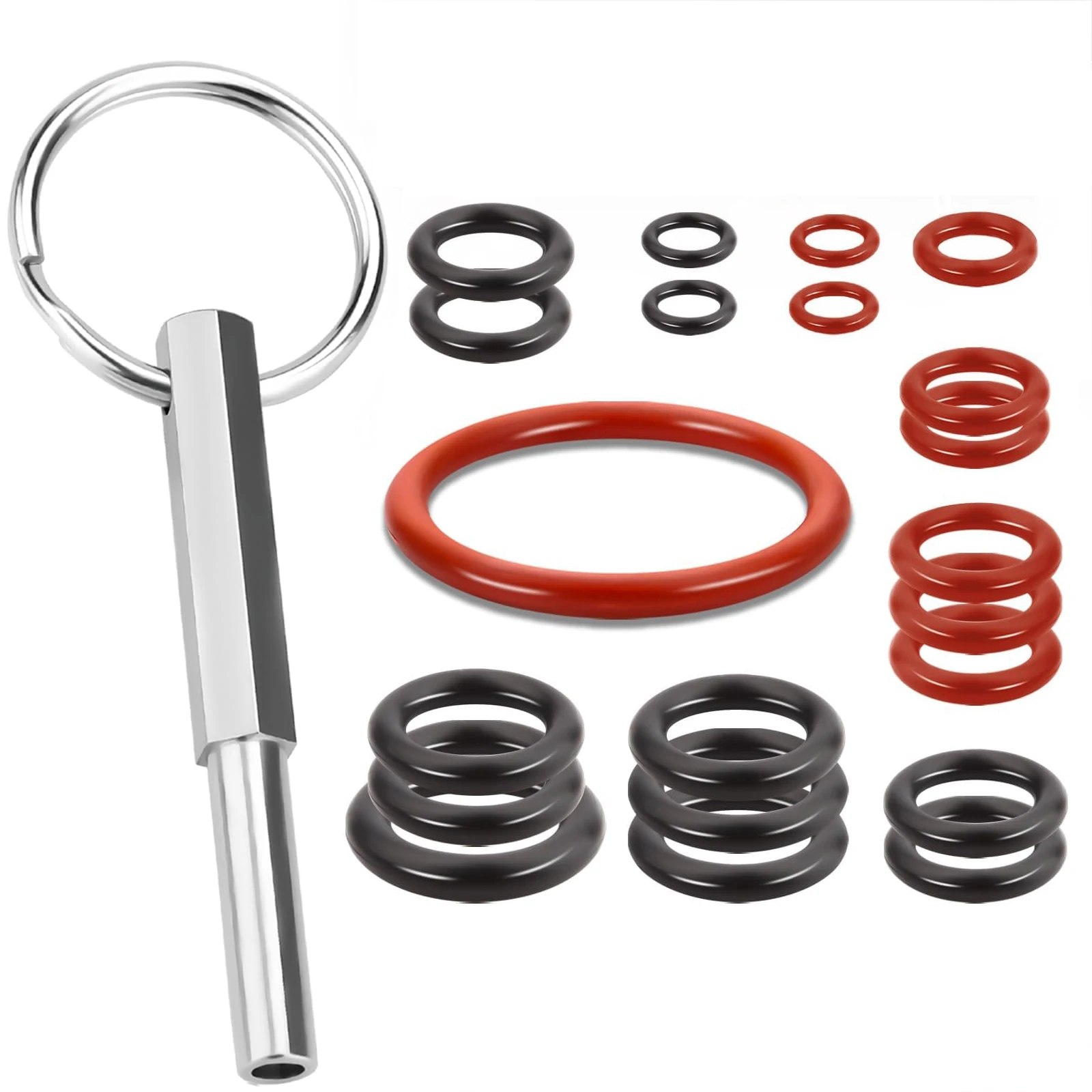 Силиконовое уплотнительное кольцо с овальной головкой