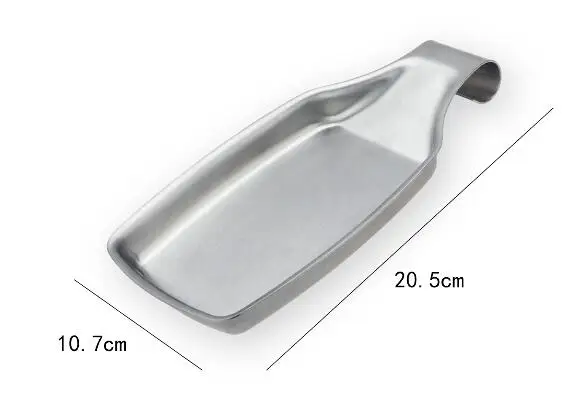 
Spoon Rest Stainless Steel, Fungun Heavy Duty Stove Spoon Holder Heavy Duty Holder for Kitchen, Spatula Ladle 