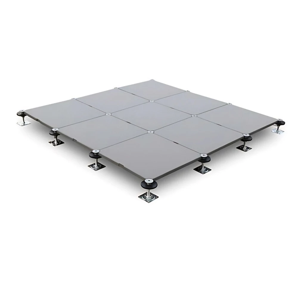 Industrial-Style Anti-Static Steel Raised Floor with PVC and Ceramic Finish for Computer Rooms and Office Buildings