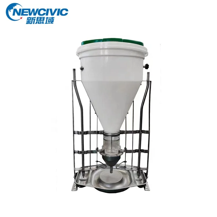 2022 Hot Selling Factory Price Feeding Dispenser Tool Plastic Feeder Through Automatic Pig Feeder For Piglet
