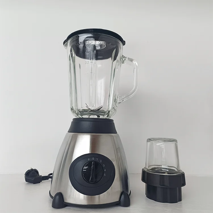 Juicer Blender Electric Smoothie Maker Fruit and Vegetable Grinding Machine Mixing Knife Hot Stainless Steel with Four-page 3D