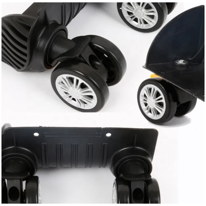 Portable Detachable Luggage Wheel with Braked /suitcase Removable Wheel Replacement Easy to Use Bag Accessory/luggage wheel part