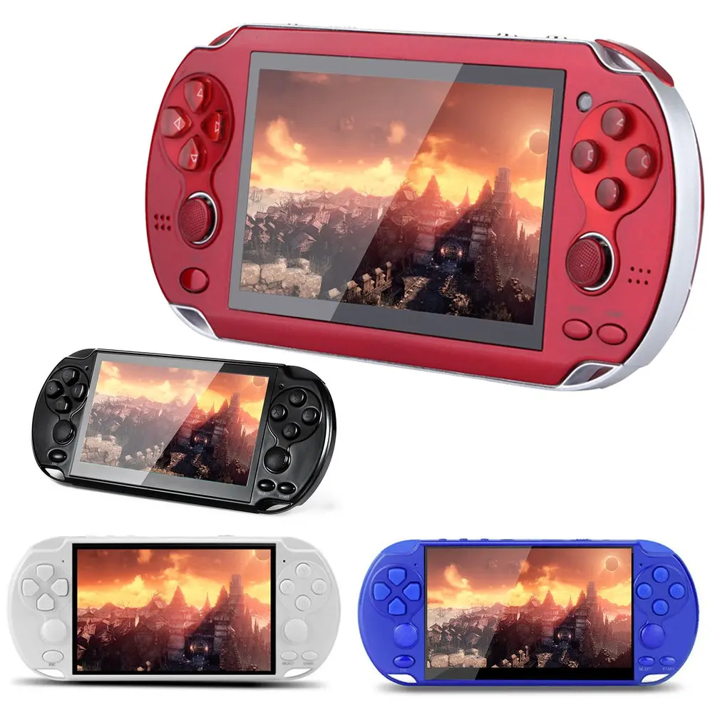  Игровой плеер HD X6 с экраном 4 3 дюйма для PSP портативный игровой поддержкой Mp4 плеера ТВ игровая