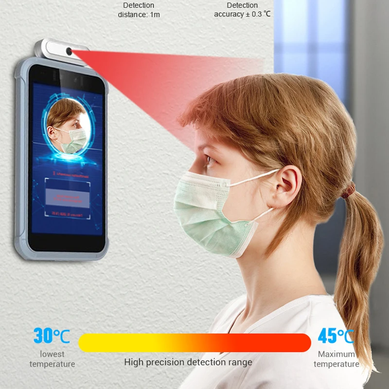 Вандалостойкая Кара признающая лицо водонепроницаемая технология IP67 поддержка нескольких языков инфракрасное распознавание