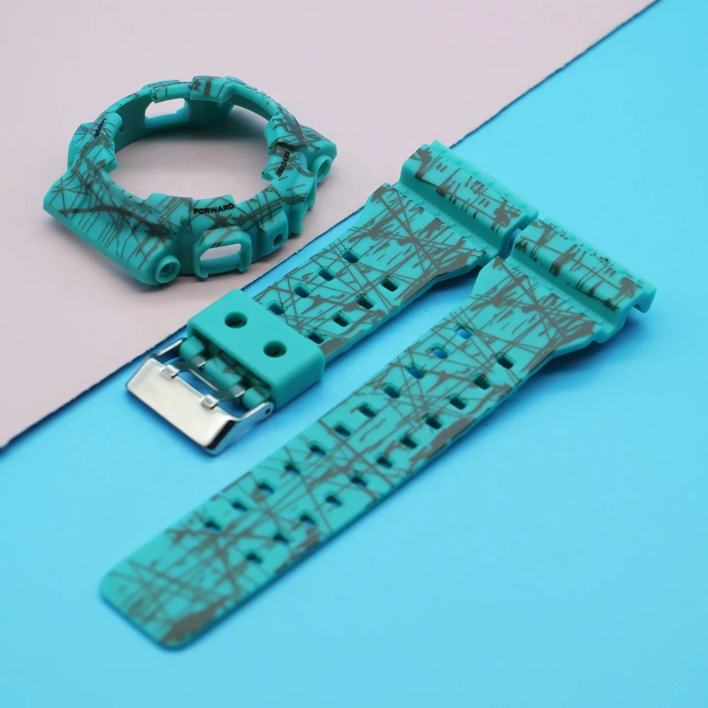 For Casioak Silicone Tool Strap GA 110 GA100 GA120 GA-140 GA150 GA300 GD 120 100 110 GLS 100 110