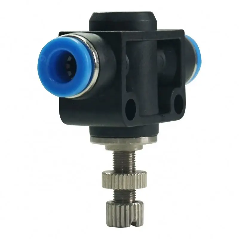 XMC Throttle Valve Air Pressure Flow Hand Valve Pneumatic Fittings Connector Pneumatic Components Rapid Push Pipe Fitting