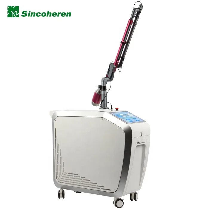 Q switch nd yag laser tattoo removal beauty machine 1064nm laser picosecond sincoheren medical CE TGA