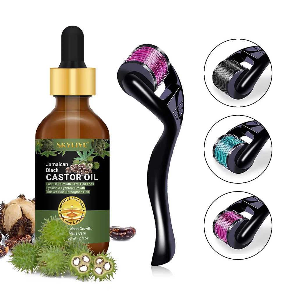 New Fashion Jamaican Black Castor Oil Hair Growth Strengthening Repairing Roots Preventing Hair Loss Hair Caster Essential Oil