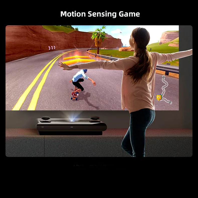Новый проектор JmGO U2 PRO DLP 4k лазерный UST с 3600 ANSI-люменами 3D Android поддержка управления